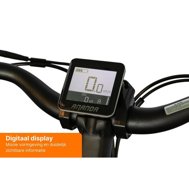 Montana elektrische damesfiets 7Versnellingen Mat Zwart