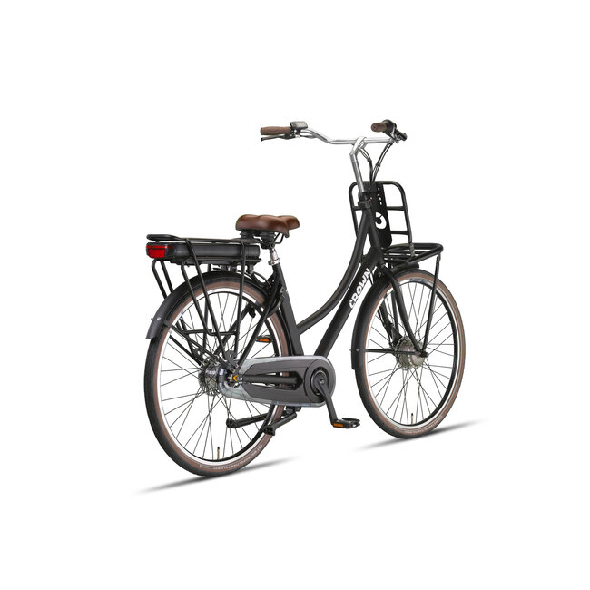 Crown Milano Elektrische Transportfiets Mat Zwart 518Wh 7Versnellingen