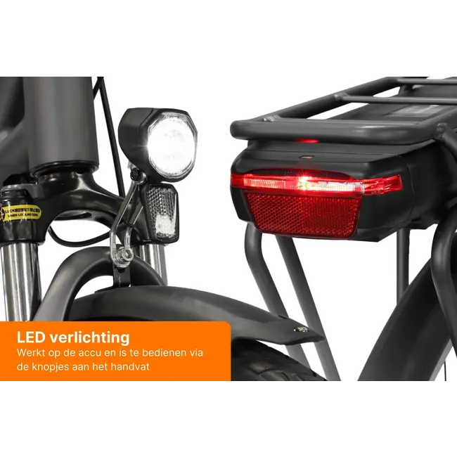 Atlanta Elektrische Damesfiets 7Versnellingen 518Wh Mat Zwart