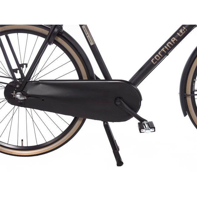 Cortina  U4 Heren Transportfiets H50 Jet Black Matte 3Versnellingen