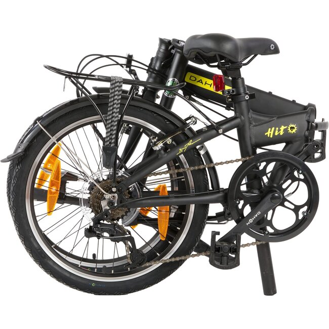 Dahon vouwfietsen Hit D6 Pitch Zwart 20 inch - 6 versnellingen
