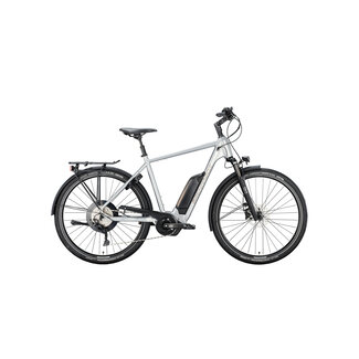 T38e Elektrische Herenfiets 500Wh Shiny Silver 8V