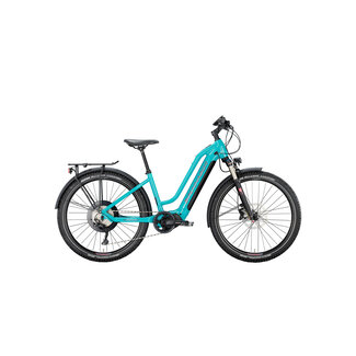 Brennabor A-96e Elektrische Damesfiets Teal Green 10V 630Wh