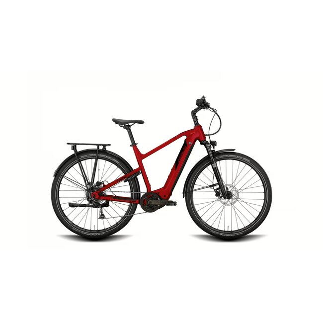 Conway Cairon T2.0 Elektrische Herenfiets Rood 8Versnellingen
