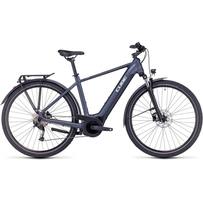 Cube  Touring Hybrid One elektrische herenfiets Grijs 9Versnellingen