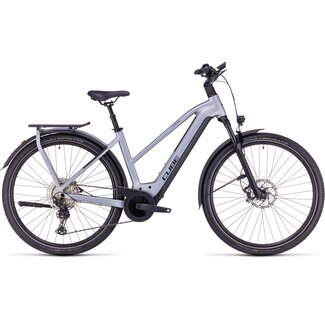 Cube  Kathmandu Hybrid SLX  Elektrische Damesfiets polarzilver/zwart 750 Wh
