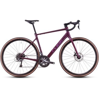 Cube  Attain Pro racefiets Paars 16V