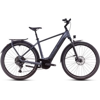 Cube  Touring Hybrid Pro Elektrische Herenfiets Grijs 11V