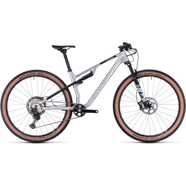 Cube  Ams Zero99 C68X Race MTB 29 inch Zilver 12Versnellingen