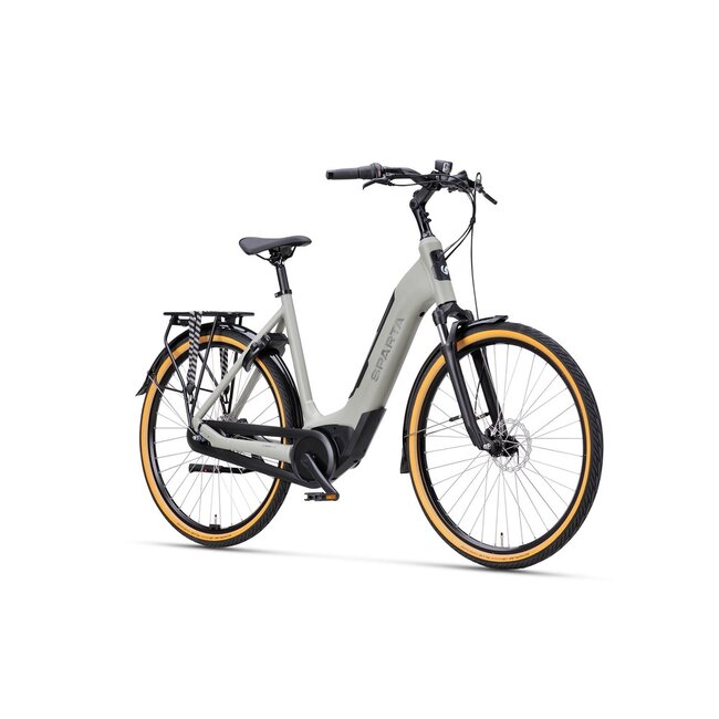 Sparta  c-Grid Fit Incl. 500wh damesfiets 7 Beton Grijs mat