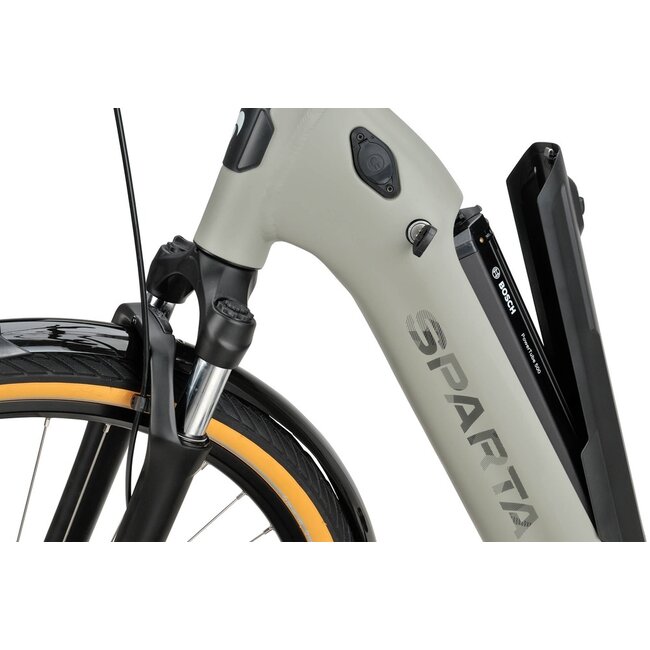 Sparta  c-Grid Fit Incl. 500wh damesfiets 7 Beton Grijs mat