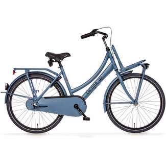 Cortina  U4 Mini Meisjes Transportfiets Mat Blauw 26 inch 3V