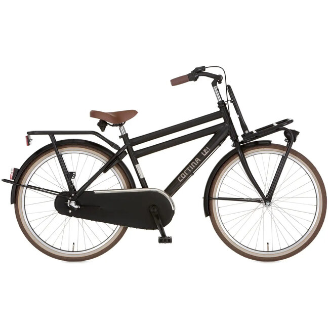 Cortina  U4 Mini Jongens Transportfiets Mini Jet Black Matte RN3