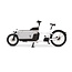 Carqon bakfiets Cruise D2 Elektrische Bakfiets Derailleur 1x400Wh Wit
