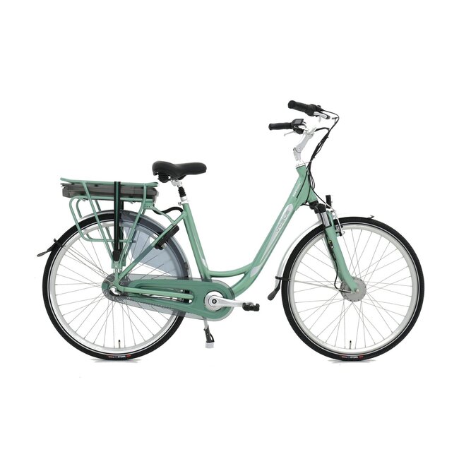 Vogue  Basic Elektrische Damesfiets 7V Zwart/Groen/Grijs