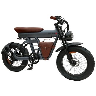 Diablo fatbikes Diablo Fat Boy Elektrische Fatbike Zwart/Grijs