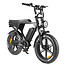 V8 Pro Elektrische Fatbike 7Versnellingen Zwart