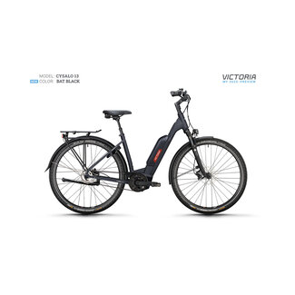 Victoria CYSALO 13 E Bike Uni bat zwart 545 Wh