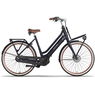 Cortina  E-U4 Next Elektrische DamesTransportfiets Denim Mill Blue Matte DB7 AL+ MM