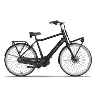 Cortina  E-U4 Next  Elektrische Heren Transportfiets Jet Black Matte DB7 AL MM