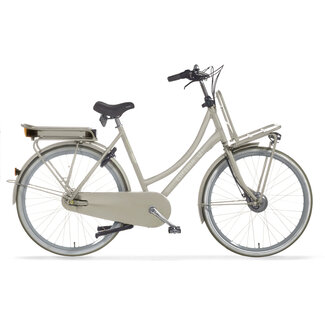 Cortina  E-U4 Elektrische Transportfiets Kiesel Grau Gloss DB7 SDFM