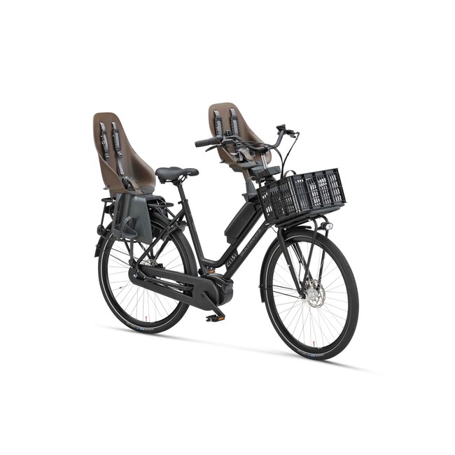 Batavus  Quip Extra Cargo E-go Incl 400wh Dames  Zwart mat