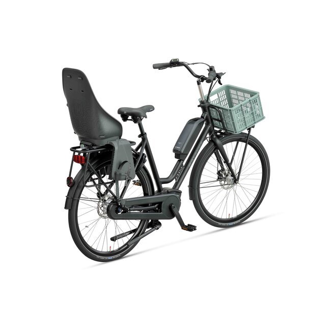 Batavus  Quip Extra Cargo E-go Incl 400wh Dames  Zwart mat