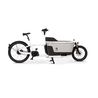 Carqon bakfiets Cruise Elektrische Bakfiets Derailleur 500Wh Uni 10 Wit