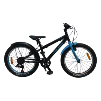 Volare fietsen Rocky 20 inch blauw zwart 6 speed