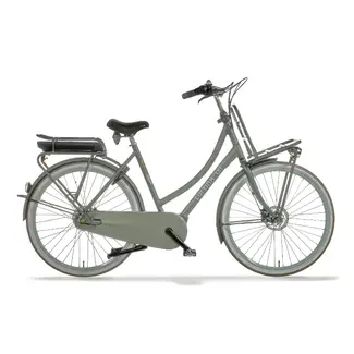 Cortina  E-U4 Elektrische Elektrische Transportfiets Thyme Grey Matte DB7 AL MM
