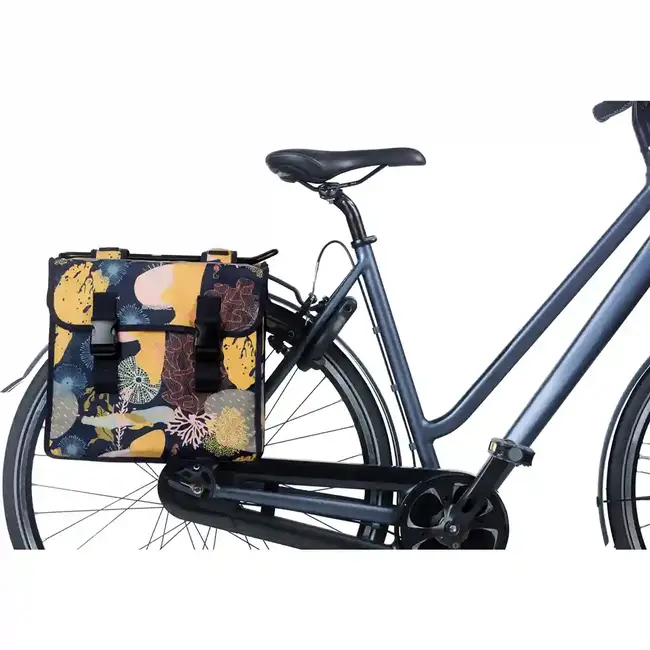 fietstas dubbel Mara XL Reef night bleu 35L