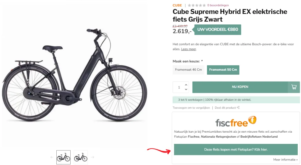 fietsplan formulier fiscfree nationale fietsproject bedrijfsfietsen