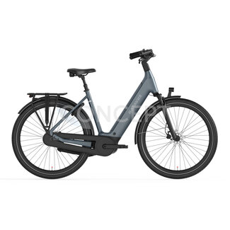 Batavus  Finez PT Exclusive Flex accu Dames 8 Steel blue matte Batavus  Finez PT Exclusive Flex accu Dames 8 Steel blue matte