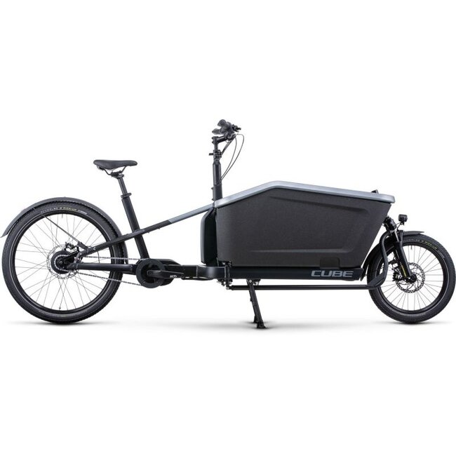 Cube  Cargo Hybrid Bosch Elektrische Bakfiets Flashgrijs