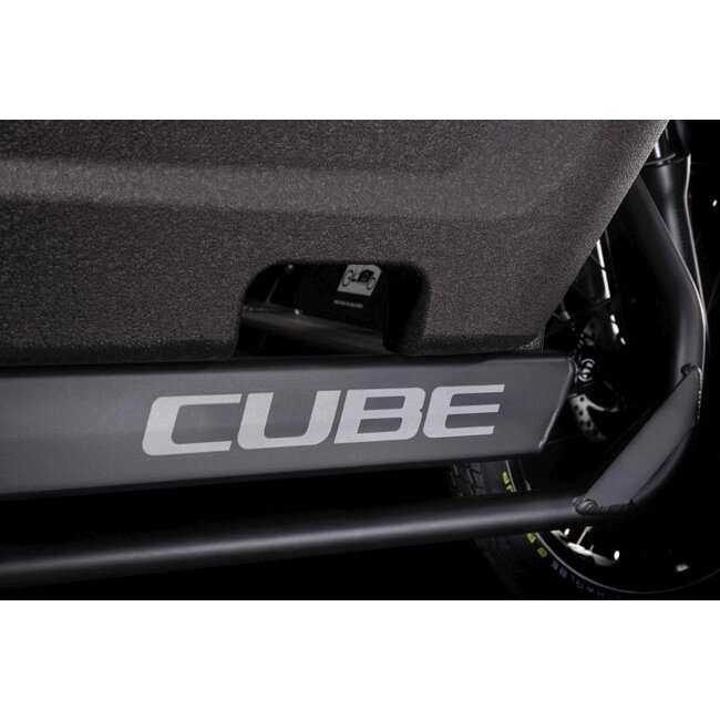 Cube  Cargo Hybrid Bosch Elektrische Bakfiets Flashgrijs