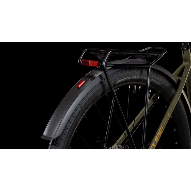 Cube  Hyde Pro Fe herenfiets Goud Olive 8V