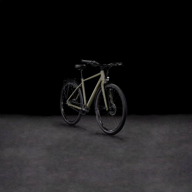 Cube  Hyde Pro Fe herenfiets Goud Olive 8V