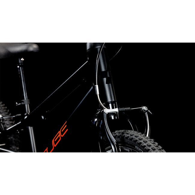 Cube  Numove 140 Jongensfiets 14 inch zwart/oranje