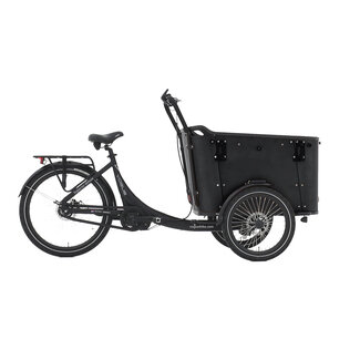 Vogue  Superior Deluxe Elektrische Bakfiets Mat Zwart