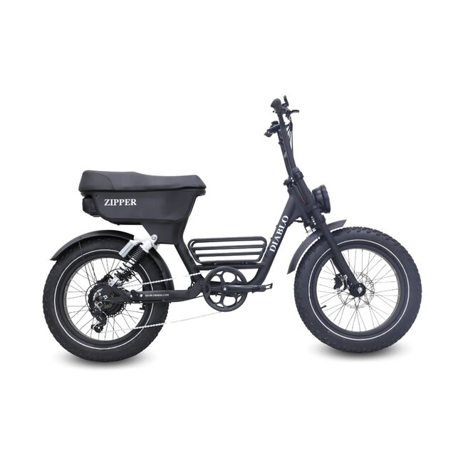 Diablo fatbikes Zipper Elektrische Fatbike  7Versnellingen