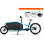 Cube  Cargo Hybrid Bosch Elektrische Bakfiets Blauw