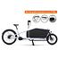 Cube  Cargo Hybrid Elektrische Bakfiets Wit