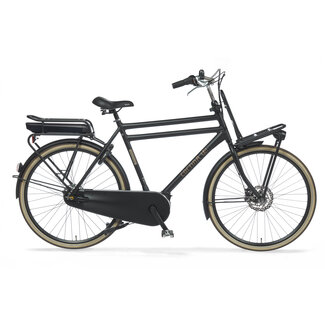 Cortina  E-U4 Elektrische Heren Transportfiets 7DB Zwart Mat AL MM