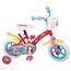 Meisjesfiets 10 inch roze blauw