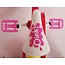 Meisjesfiets 10 inch roze blauw
