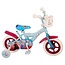 2 Meisjesfiets 10 inch blauw paars