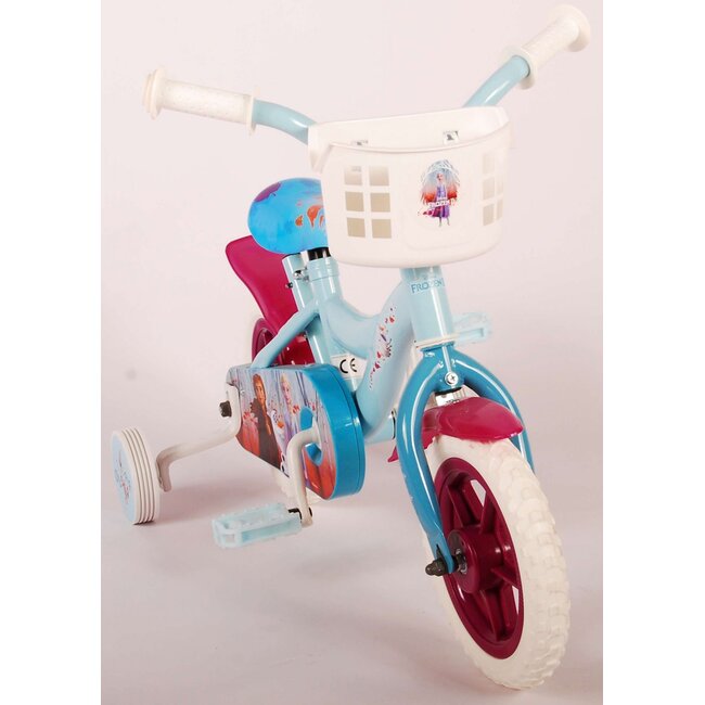Disney Frozen 2 Meisjesfiets 10 inch blauw paars