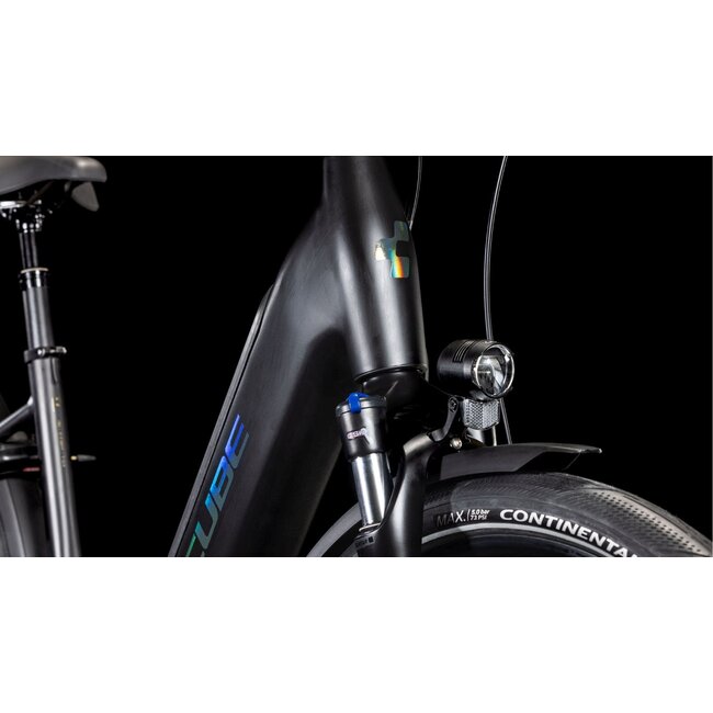 Cube  Supreme Hybrid Pro Elektrische Damesfiets 625 Wh Black/Spectral