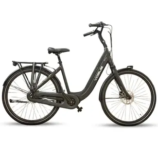 Vogue  Mestengo Elektrische Damesfiets 8V Zwart/Grijs/Blauw