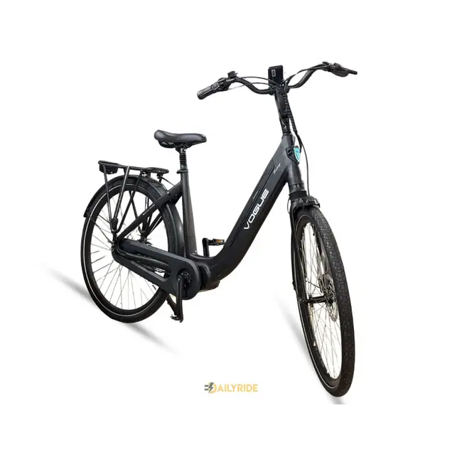 Vogue  Mestengo Elektrische Damesfiets 8V Zwart/Grijs/Blauw